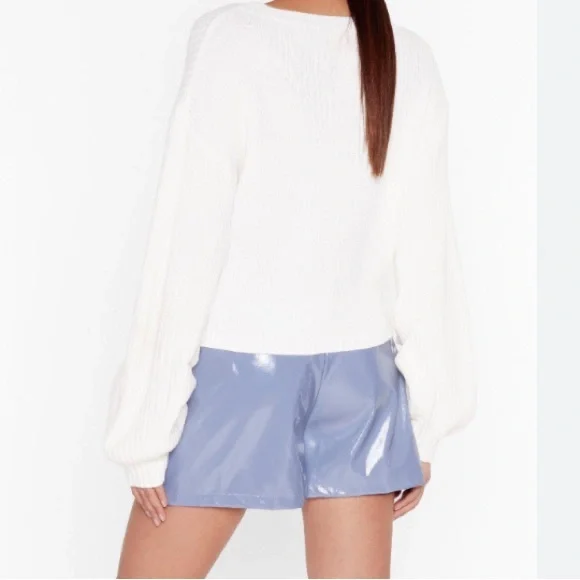 NWT Nasty Gal The Vynal Countdown High Wasted Short | Size 10, 3" Inseam - Picture 2 of 6